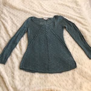 Pink Rose Open Knit Sweater